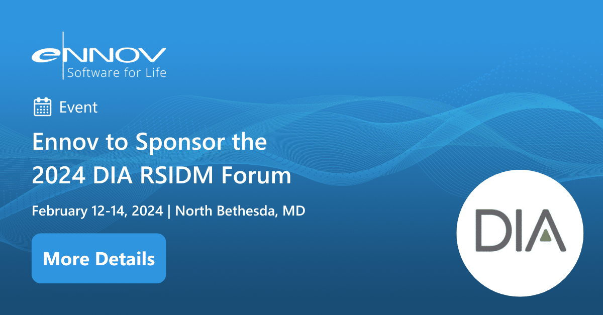Read more about the article <span class="mnp-unread">Ennov to Sponsor the 2024 DIA RSIDM Forum</span>