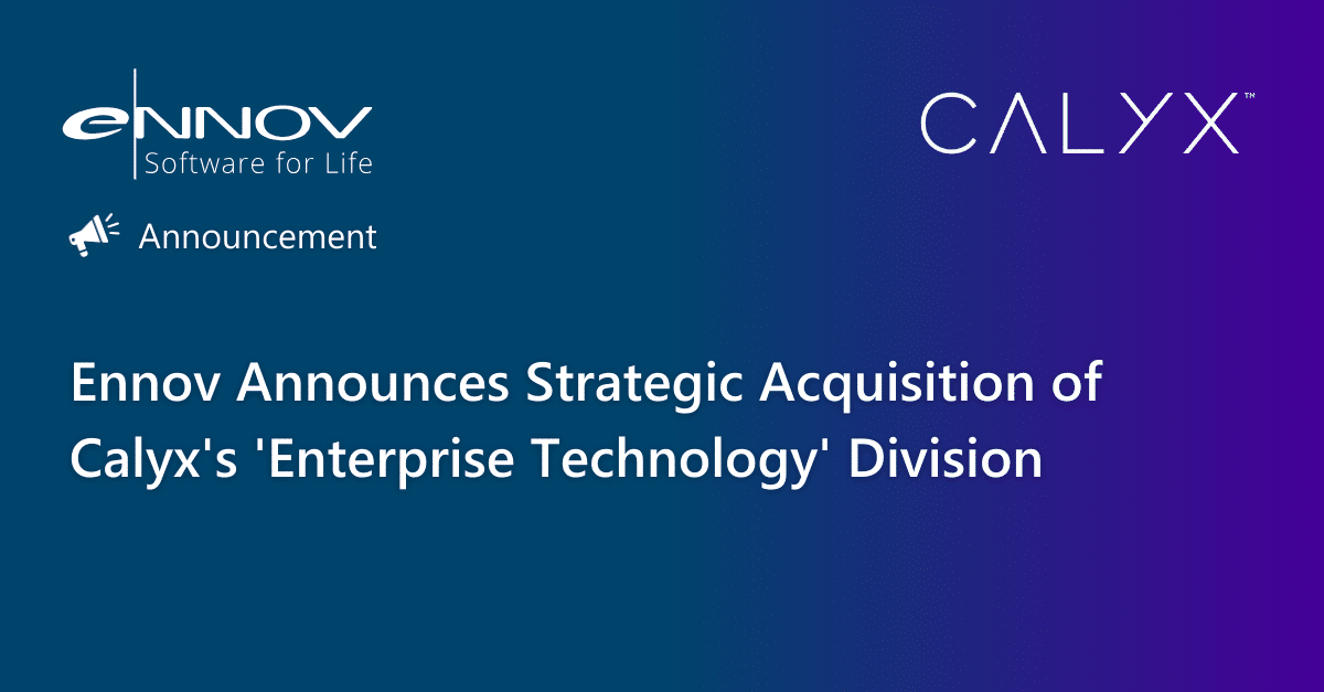 Read more about the article <span class="mnp-unread">Ennov Announces Strategic Acquisition of Calyx’s ‘Enterprise Technology’ Division</span>
